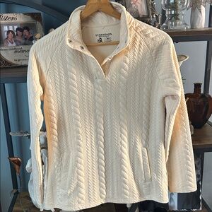 Legendary Whitetails Cream Cable Knit Utility Jacket